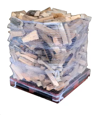 Bois de chauffage Districoncept – bûches 50 cm – 1,2 stère – bois dur séché au four – prêt à l’emploi <23 % – idéal poêle et cheminée