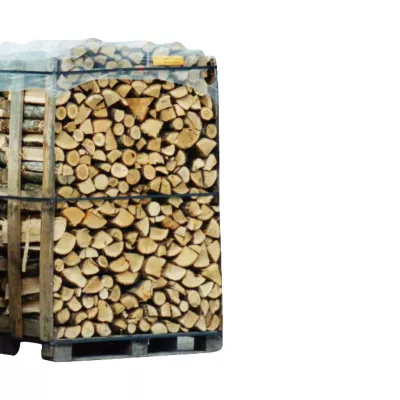 Bois de chauffage bûche de 50 cm, 2.5 stères / 2 m3 - Prêt à l'emploi <20%