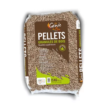 Pellets 100% Résineux – Sac de 15 kg – Chauffage performant et responsable