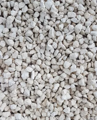 Gravier Concassé de calcaire blanc 1300KG
