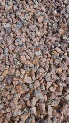 Gravier concassé de couleur rose 1300KG