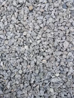 Gravier concassé de couleur bleu et gris 350KG