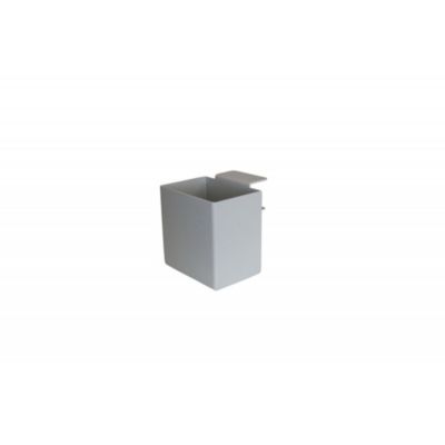 Boîte de rangement pour bureau à pince en métal blanc Homesight Hook l. 10 cm