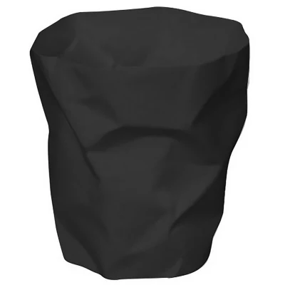 Poubelle de bureau effet froissé noir Homesight Hook 16 L