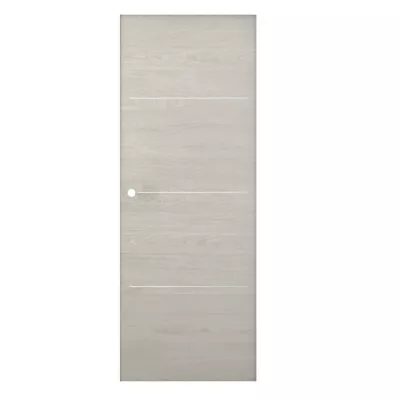 Porte coulissante Triaconta grigio H.204 x l.93 cm