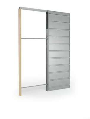 Caisson à galandage H.204 x l.70 cm pour porte coulissante Rhea