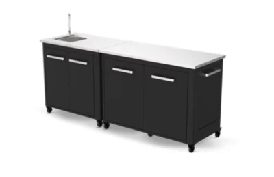 Cuisine extérieure modules 120 cm + évier 90 cm Cozze