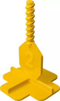 Sachet de 100 croisillons autonivelants 2 mm en T Pavilift®