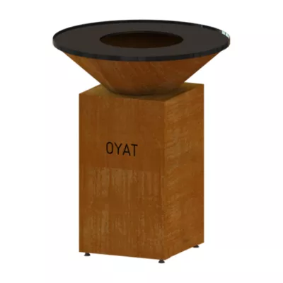 Brasero Origine Ø.96 x H.100 cm cognac Oyat