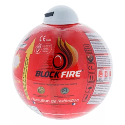 Boule extinctrice Block Fire intérieur/extérieur