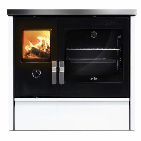 FOURNEAU BOIS MELISSE 90 BLANC 9KW C086AB01
