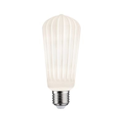 Ampoule LED lampion blanc Edison E27 400lm blanc chaud 4.3W Paulmann