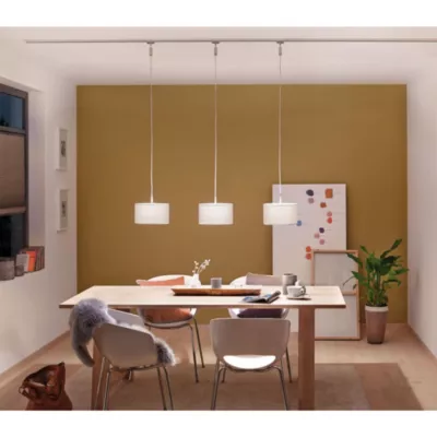 Abat-jour pour suspension en tissu Tessa DecoSystems Urail blanc Ø45,4cm 50W IP20 Paulmann