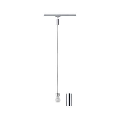 Suspension sur rail 2Easy gris chromé mat Urail IP20 E27 L.150cm Paulmann