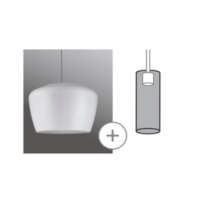 Abat-jour pour suspension rond en métal Ø.35 x H.24cm Pom 2Easy Paulmann