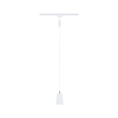 Suspension sur rail Cover blanc URail IP20 GU10 10W Ø.6,5 x H.122cm Paulmann