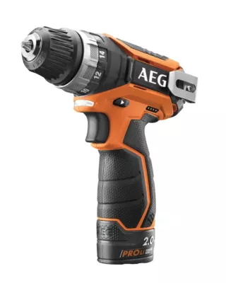 Perceuse visseuse sans fil AEG 12V BS12C2LI-202B 2x2Ah