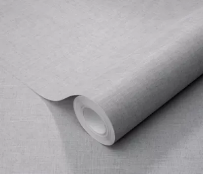 Papier peint vinyle sur intissé uni Casual gris L.1005 x l.53cm Erismann