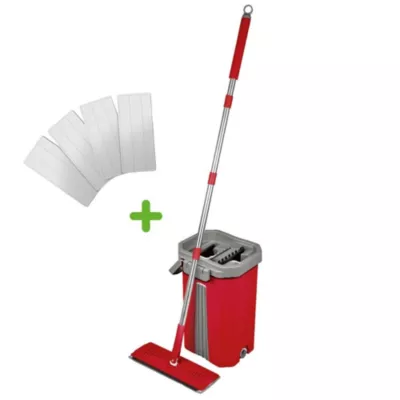 Balai serpillère Smart Mop Compact 360 avec seau essoreur