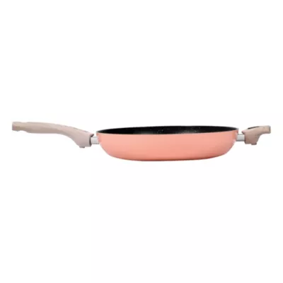 Poêle en aluminium beige pêche H. 11,5 x L. 33 cm Durandal Equilibre Céramique