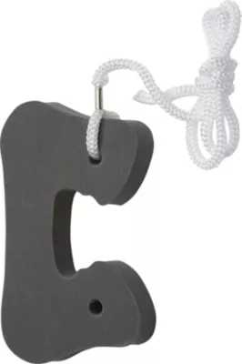 Bloque porte en mousse avec cordelette à accrocher