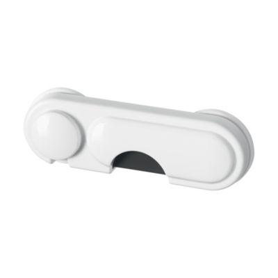 Bloque porte en verre Lia Junior Care plastique blanc Abus