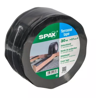 Bande de protection adhésive Spax 87mm x 30m noir