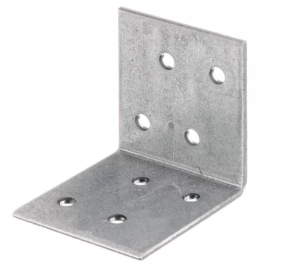 Équerre galvanisée 40 x 40 x 40 mm (lot de 25)