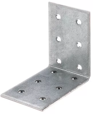 Équerre galvanisée 60 x 60 x 40 mm (lot de 15)