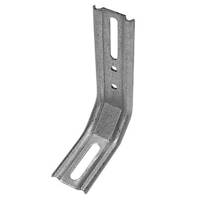 Équerre 3 pans galva 55 x 30 x 72 mm vendue par 6 pièces