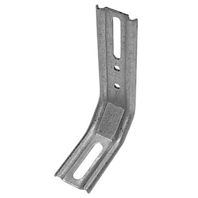 Équerre 3 pans galva 140 x 30 x 72 mm vendue par 6 pièces