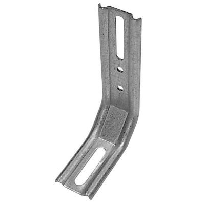 Équerre 3 pans galva 130 x 30 x 72 mm vendue par 6 pièces