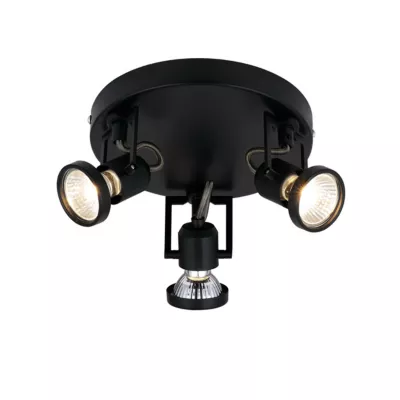 Plafonnier Spectra Noir P.19,2cm 50W
