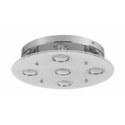 Plafonnier 5 LED Chrome Merry