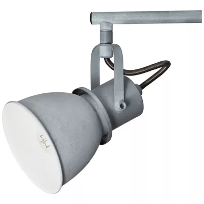 Reglette Brillant Bogart gris ciment H.23 cm