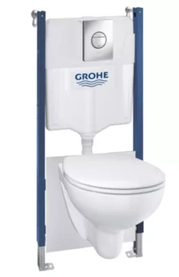 Pack WC suspendu sans bride Grohe Solido Bau Nova