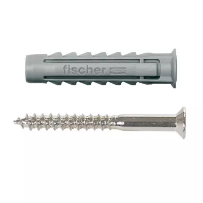 50 chevilles pour murs pleins Fischer Ø8x40mm