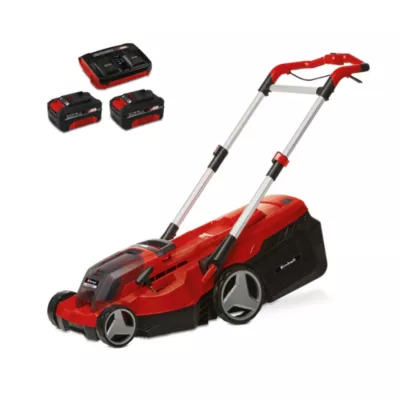 Tondeuse sans fil sur batterie Einhell Rasarro 38cm (avec 2 batteries et un chargeur)