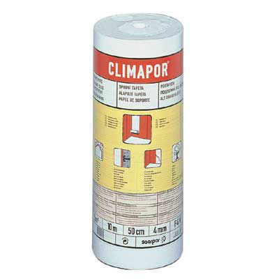 Rouleau isolant polystyrène expansé Climapor 10 x 0,5 m, ép.2 mm