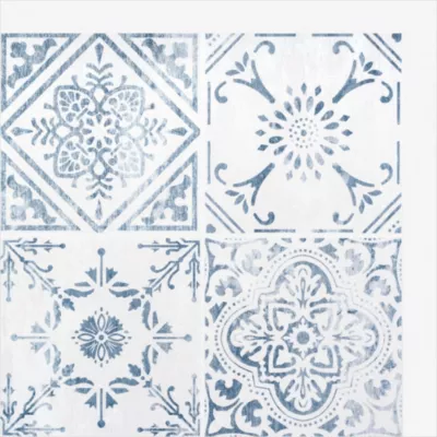 Dalle adhésive murale Wall Tiles DC FIX Carreaux de ciment vintage L.30,5 x l.30,5 cm vendue par 6 pièces