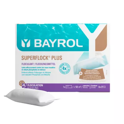 Floculant piscine Superflock Plus 1kg Bayrol