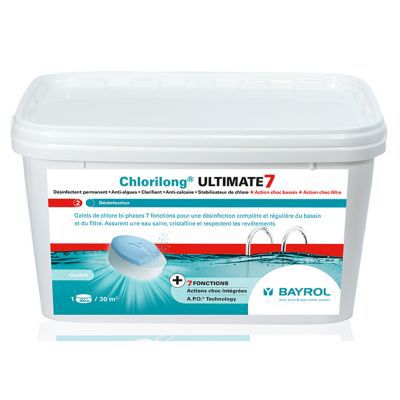 Galets de chlore BAYROL Chlorilong Ultimate 7 4,8kg