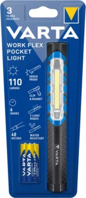 Lampe de poche Varta Work Flex light 110 lumens