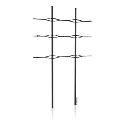 Treillis pour jardinière Lechuza Trio Cottage noir 30