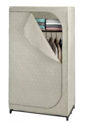 Armoire-penderie H. 160 cm x L. 90 cm avec étagère Balance Wenko beige