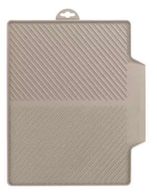 Tapis égouttoir à vaisselle en plastique Wenko beige