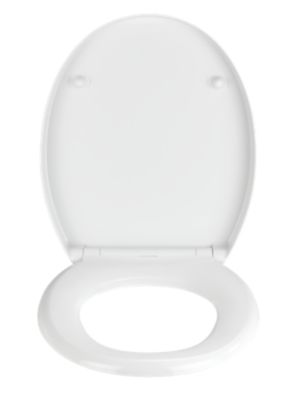 Abattant WC Wenko Credava blanc avec frein de chute