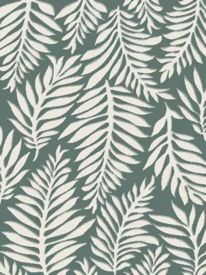 Tapis d'extérieur Tio feuilles vert l.150 x L.200 cm