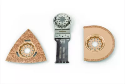 Lame pour outil multifonction Fein Starlock sol / salle de bain, 3 pièces