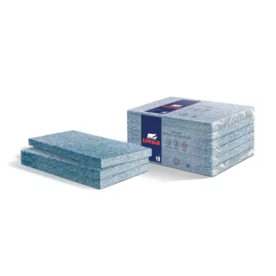 Panneau isolant textile recyclé semi-rigide Ursa Uptex L.125 x l.60 cm x ép.200 mm R.5,4 m² K/W